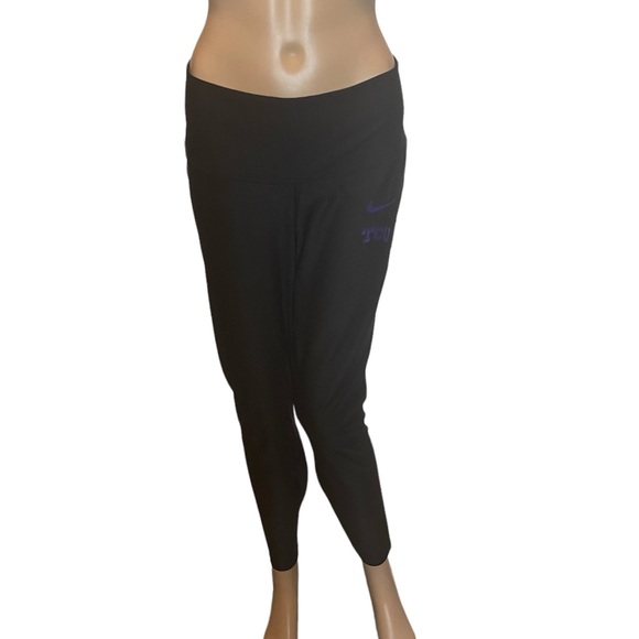 Nike TCU Texas Christian University Athletic Active Leggings Pants Size XL NWT - Picture 1 of 7